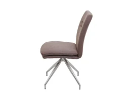 Silla de comedor MCW-H70 (juego de 6), marrón