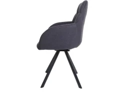 Silla de comedor MCW-J69 (juego de 6), antracita
