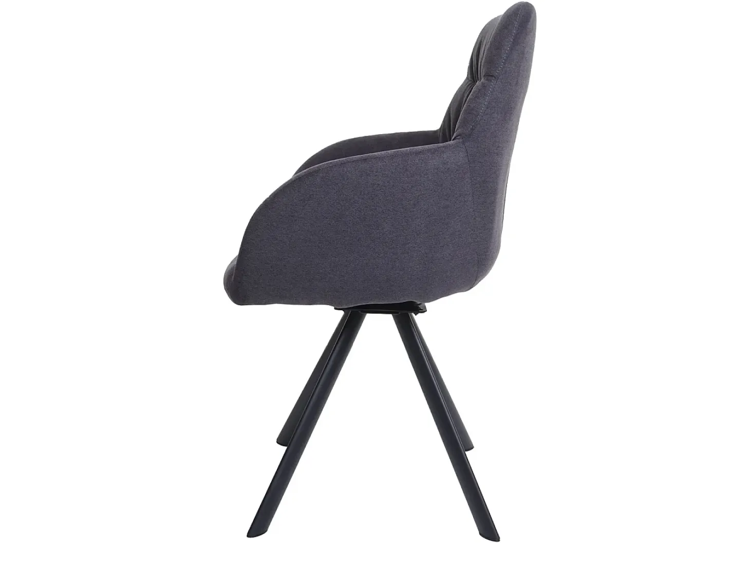 Silla de comedor MCW-J69 (juego de 6), antracita