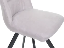 Silla de comedor MCW-J69 (juego de 6), crema-beige