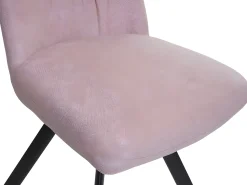 Silla de comedor MCW-J69 (set de 2), rosa