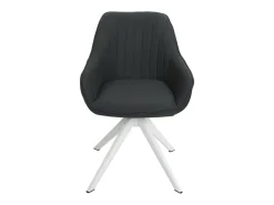 Silla de comedor MCW-K27, gris oscuro