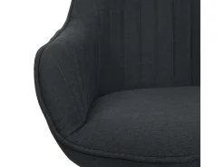Silla de comedor MCW-K27, gris oscuro