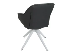 Silla de comedor MCW-K27, gris oscuro
