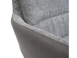 Silla de comedor MCW-K32, gris-gris oscuro