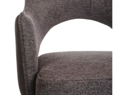 Silla de comedor MCW-K3, marrón-marrón oscuro