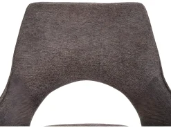 Silla de comedor MCW-K3, marrón-marrón oscuro