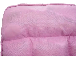 Silla de comedor MCW-K40, tela/textil rosa