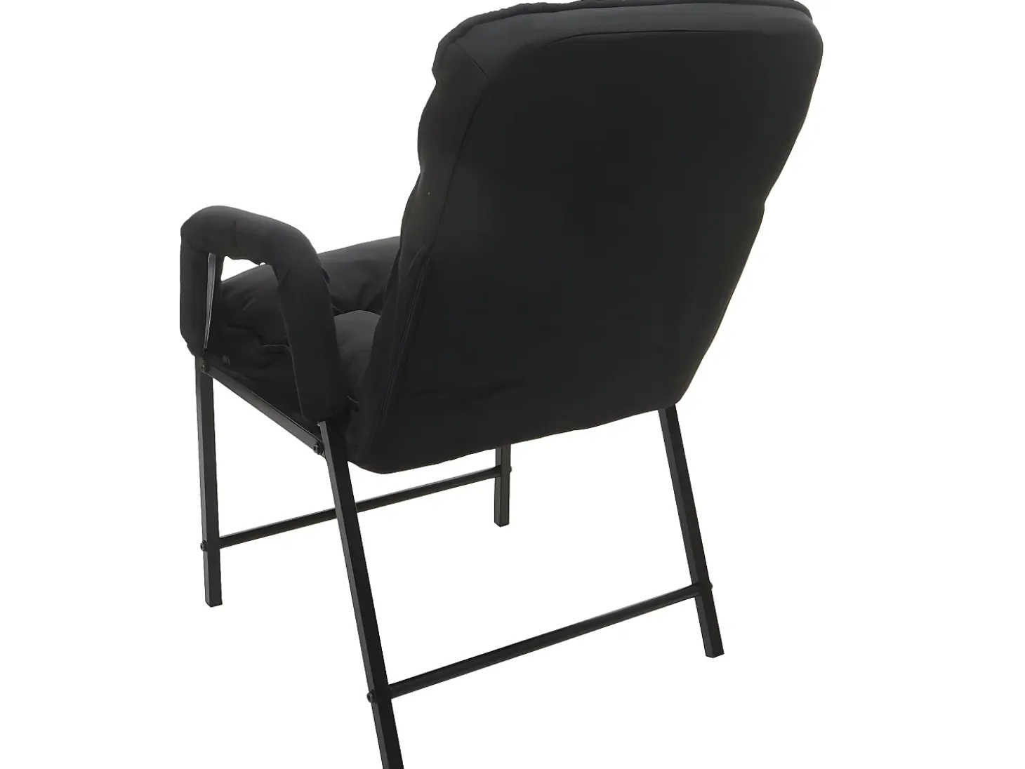 Silla de comedor MCW-K40, tela/textil negro