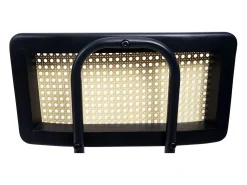 Silla de comedor MCW-K88 (juego de 6), tela/textil negro