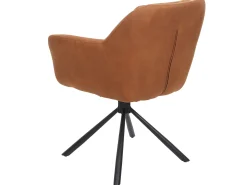 Silla de comedor MCW-K33 (juego de 6), aspecto ante marrón