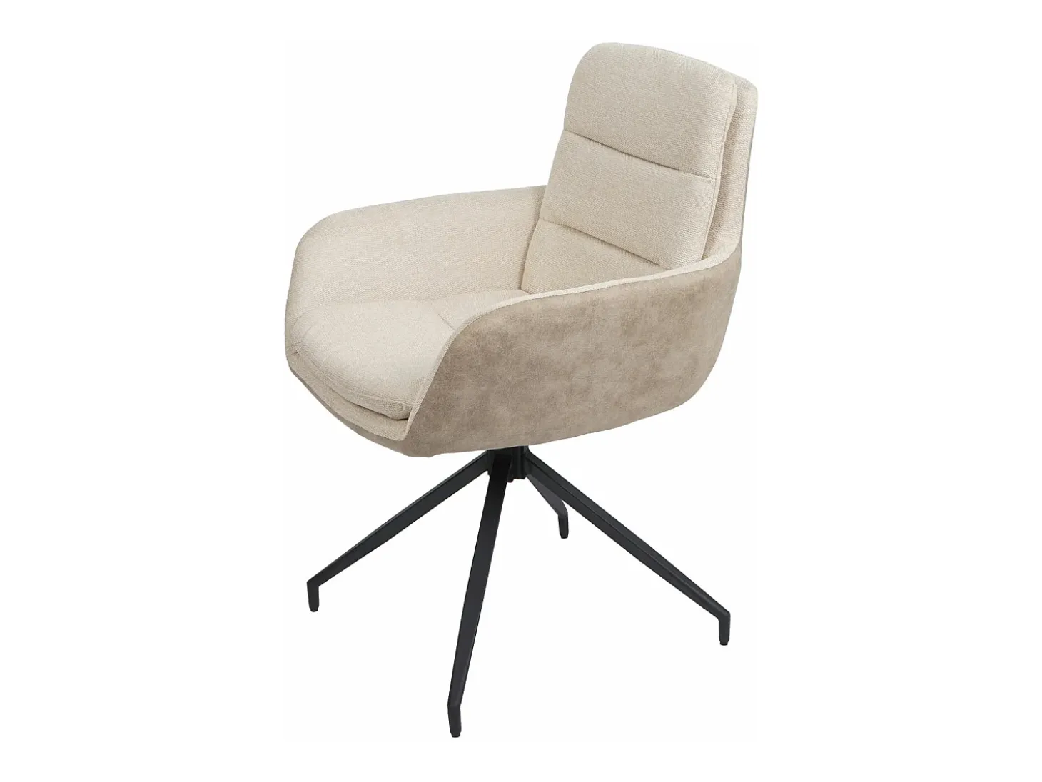 Silla de comedor MCW-K32 (juego de 6), crema-beige