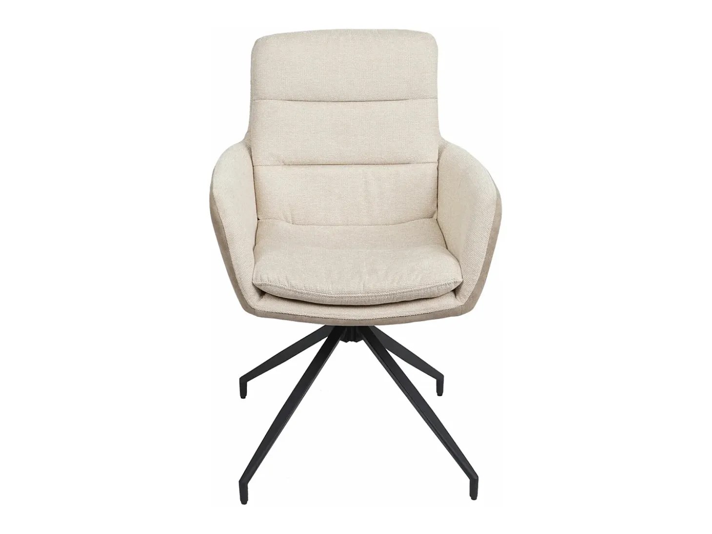 Silla de comedor MCW-K32 (juego de 6), crema-beige