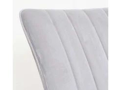 Silla de comedor MCW-K16 (juego de 6), gris claro
