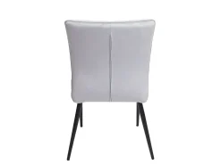 Silla de comedor MCW-K16 (juego de 6), gris claro