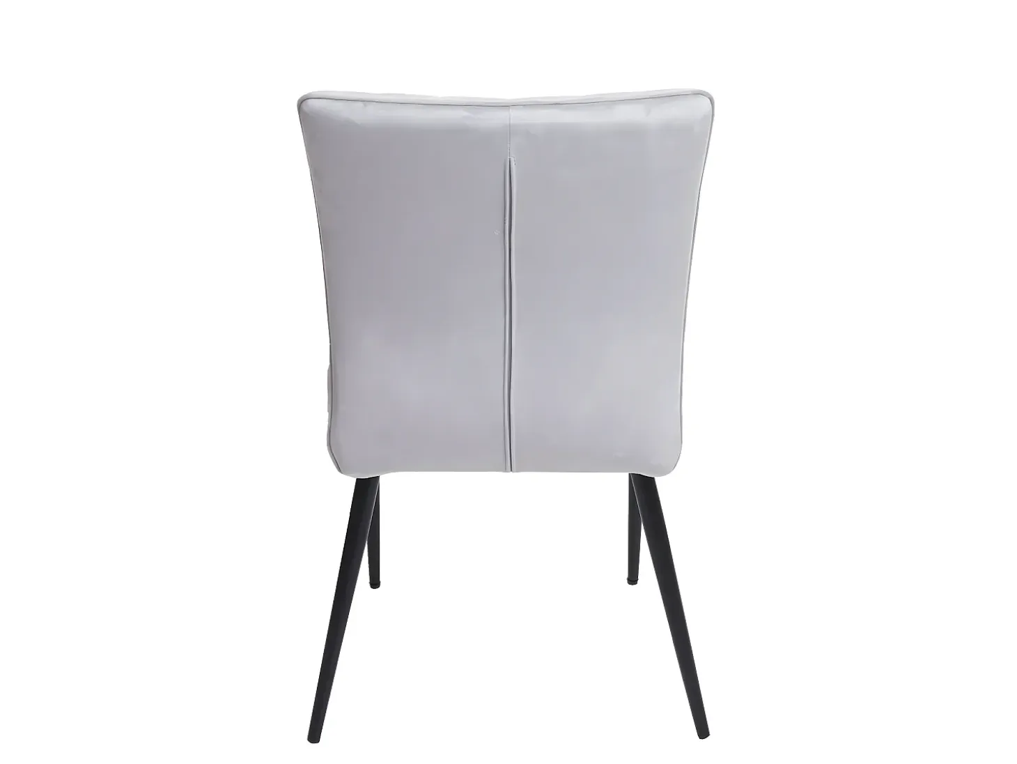 Silla de comedor MCW-K16 (juego de 6), gris claro