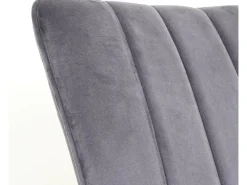 Silla de comedor MCW-K16 (juego de 6), gris oscuro