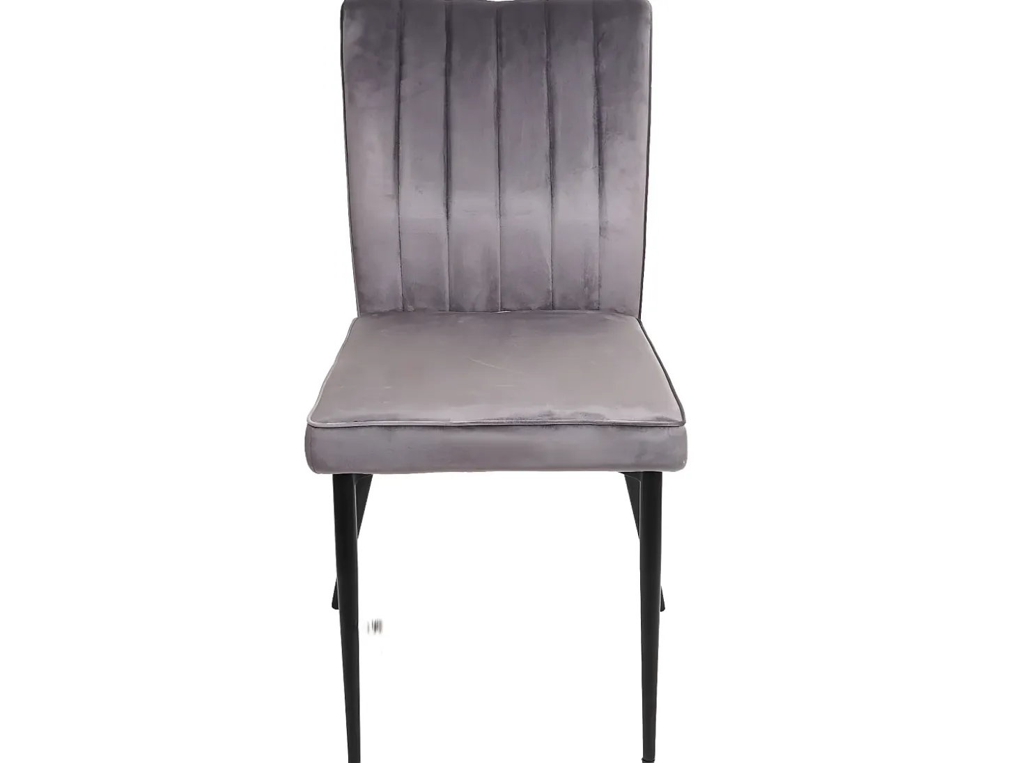 Silla de comedor MCW-K16 (juego de 6), gris oscuro
