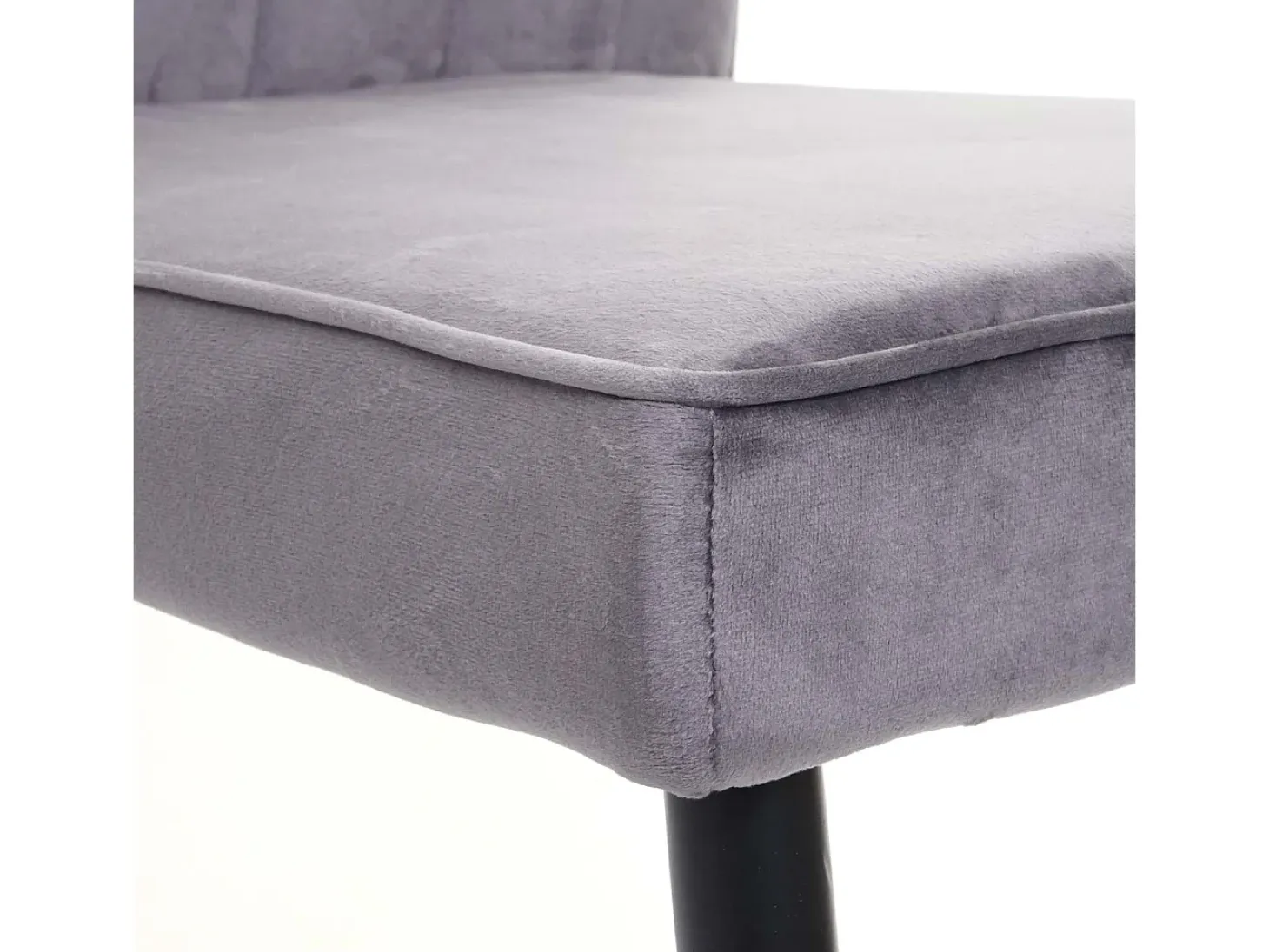 Silla de comedor MCW-K16 (juego de 6), gris oscuro