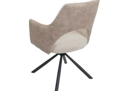 Silla de comedor MCW-K30 (juego de 6), crema