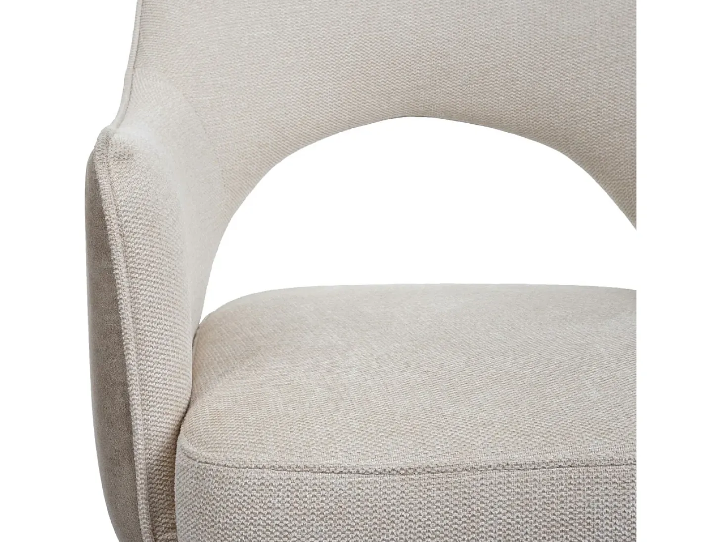 Silla de comedor MCW-K30 (juego de 6), crema