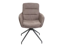 Silla de comedor MCW-K32 (juego de 6), marrón-marrón oscuro