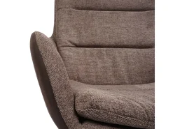 Silla de comedor MCW-K32 (juego de 6), marrón-marrón oscuro
