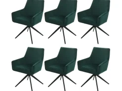Silla de comedor MCW-L91 (juego de 6), verde