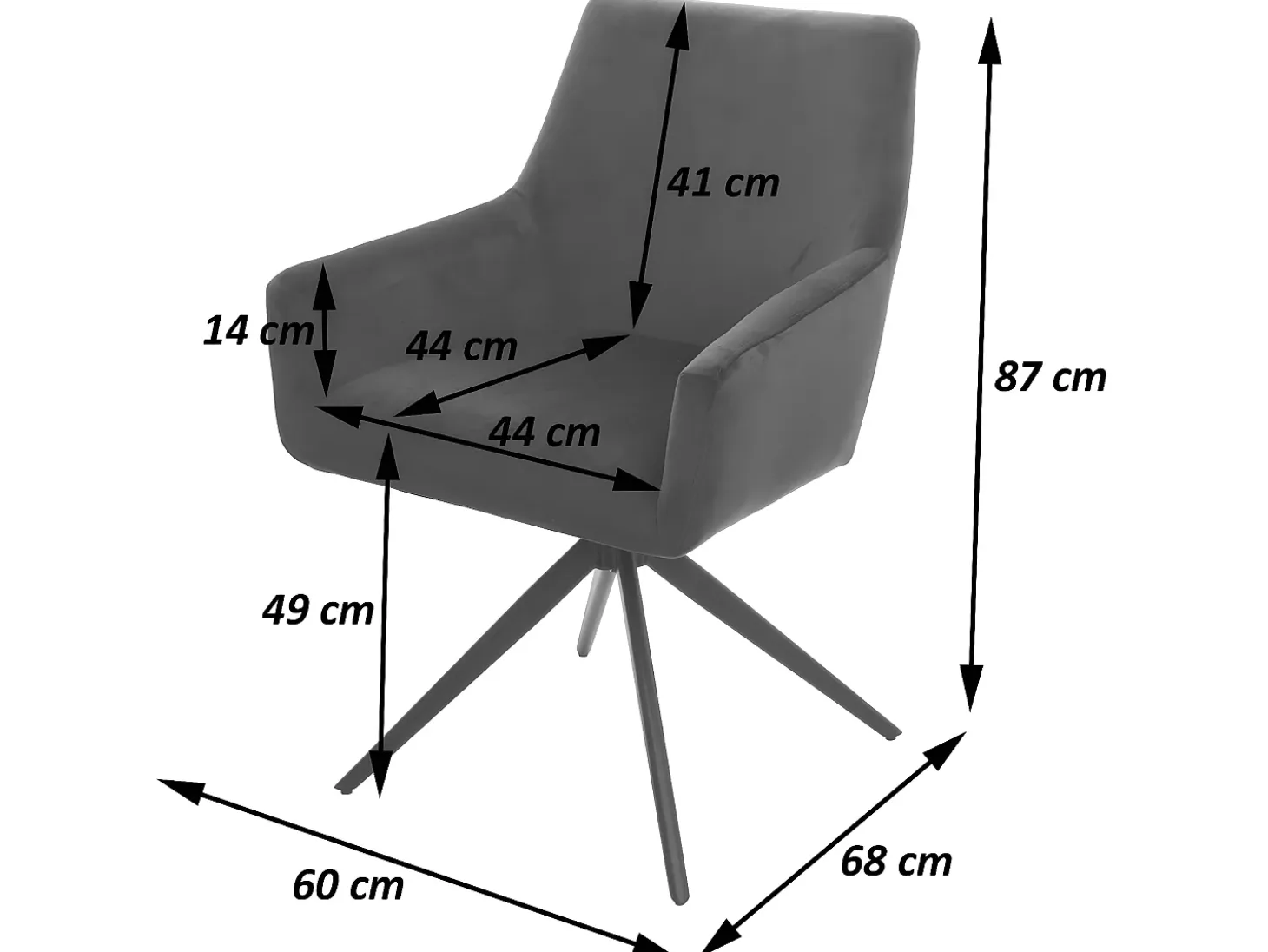 Silla de comedor MCW-L91 (juego de 6), verde