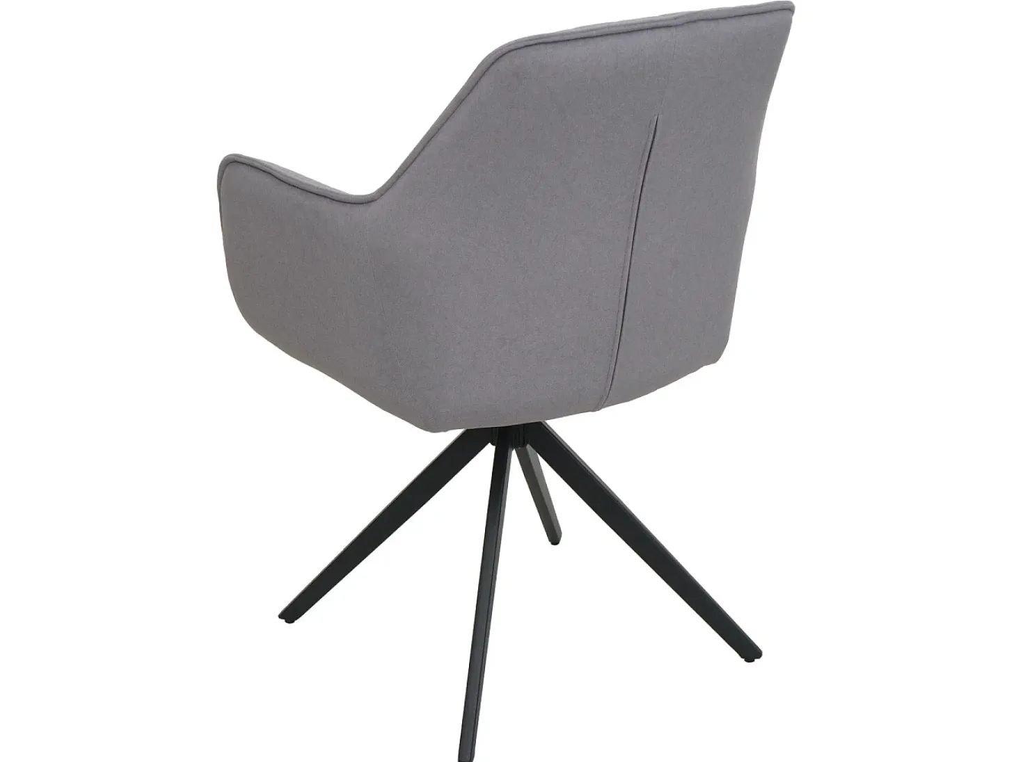 Silla de comedor MCW-L79 (juego de 6), gris claro