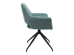 Silla de comedor MCW-M53, gris-azul