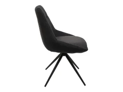 Silla de comedor MCW-M65 (set de 2), antracita