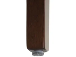 Silla de comedor MCW-M59 (set de 2), estructura oscura, crema