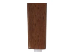 Silla de comedor MCW-M58 (set de 2), estructura oscura, topo