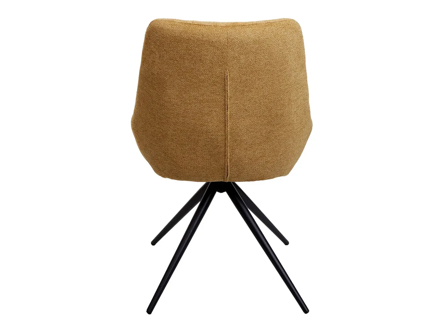 Silla de comedor MCW-M65 (set de 2), amarillo mostaza