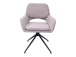 Silla de comedor MCW-N74 (juego de 6), beige