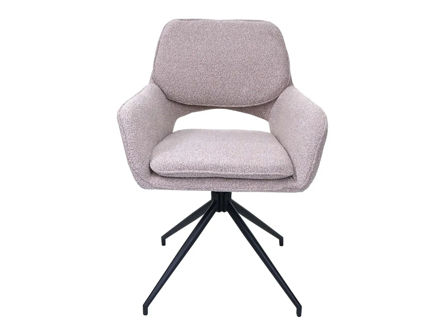 Silla de comedor MCW-N74 (juego de 6), beige