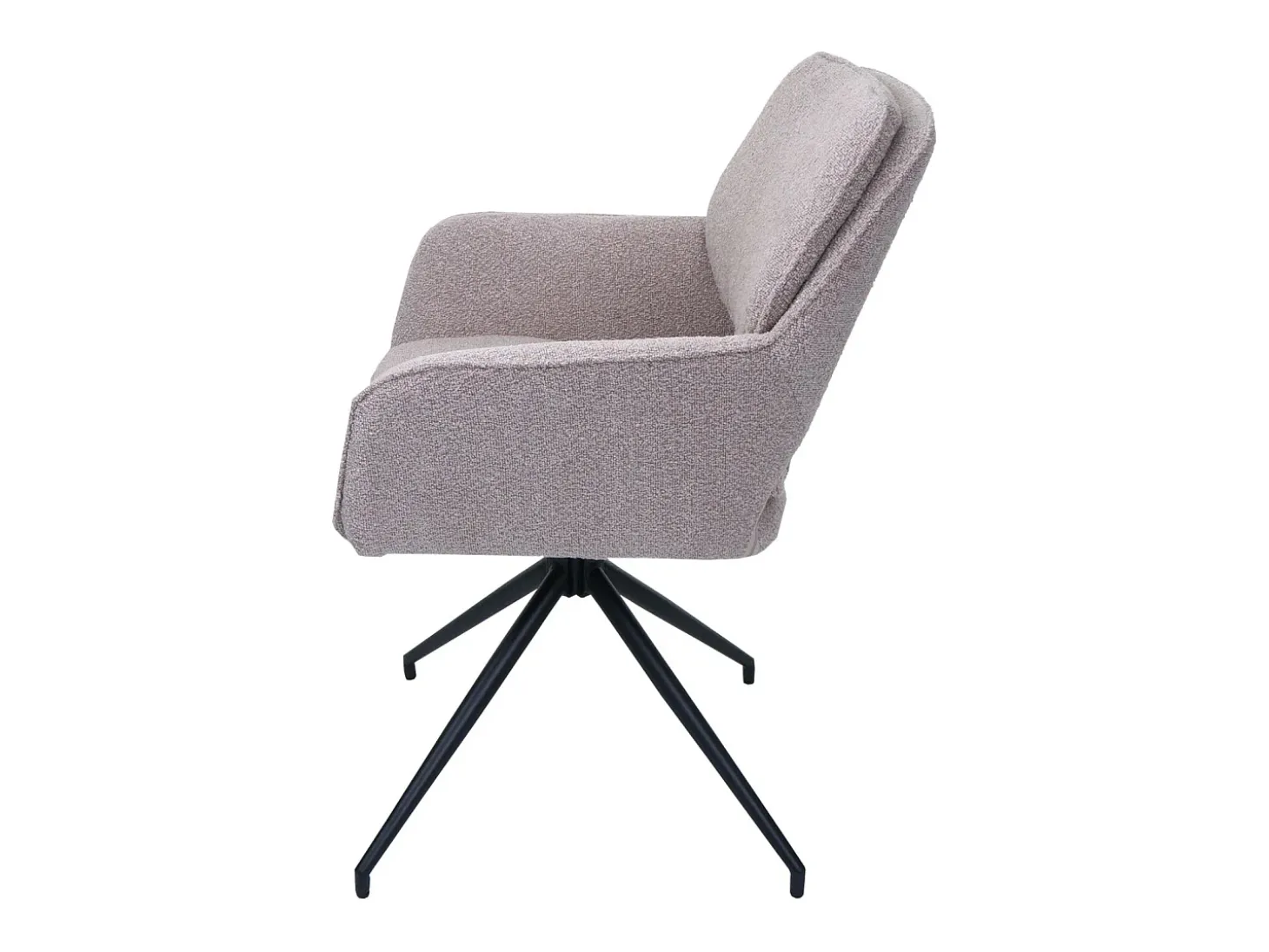 Silla de comedor MCW-N74 (juego de 6), beige