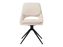 Silla de comedor MCW-N73 (juego de 2), crema