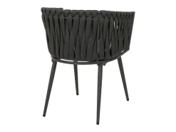 Silla de comedor MCW-N38 (juego de 6), cojín antracita gris claro