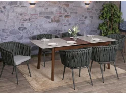 Silla de comedor MCW-N38 (juego de 6), cojín antracita gris claro