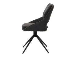 Silla de comedor MCW-N73 (juego de 2), gris oscuro