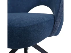Silla de comedor MCW-N72 (set de 2), azul