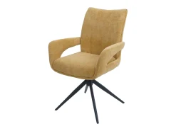 Silla de comedor MCW-O78, amarillo mostaza