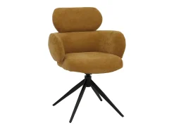 Silla de comedor MCW-O77, amarillo mostaza