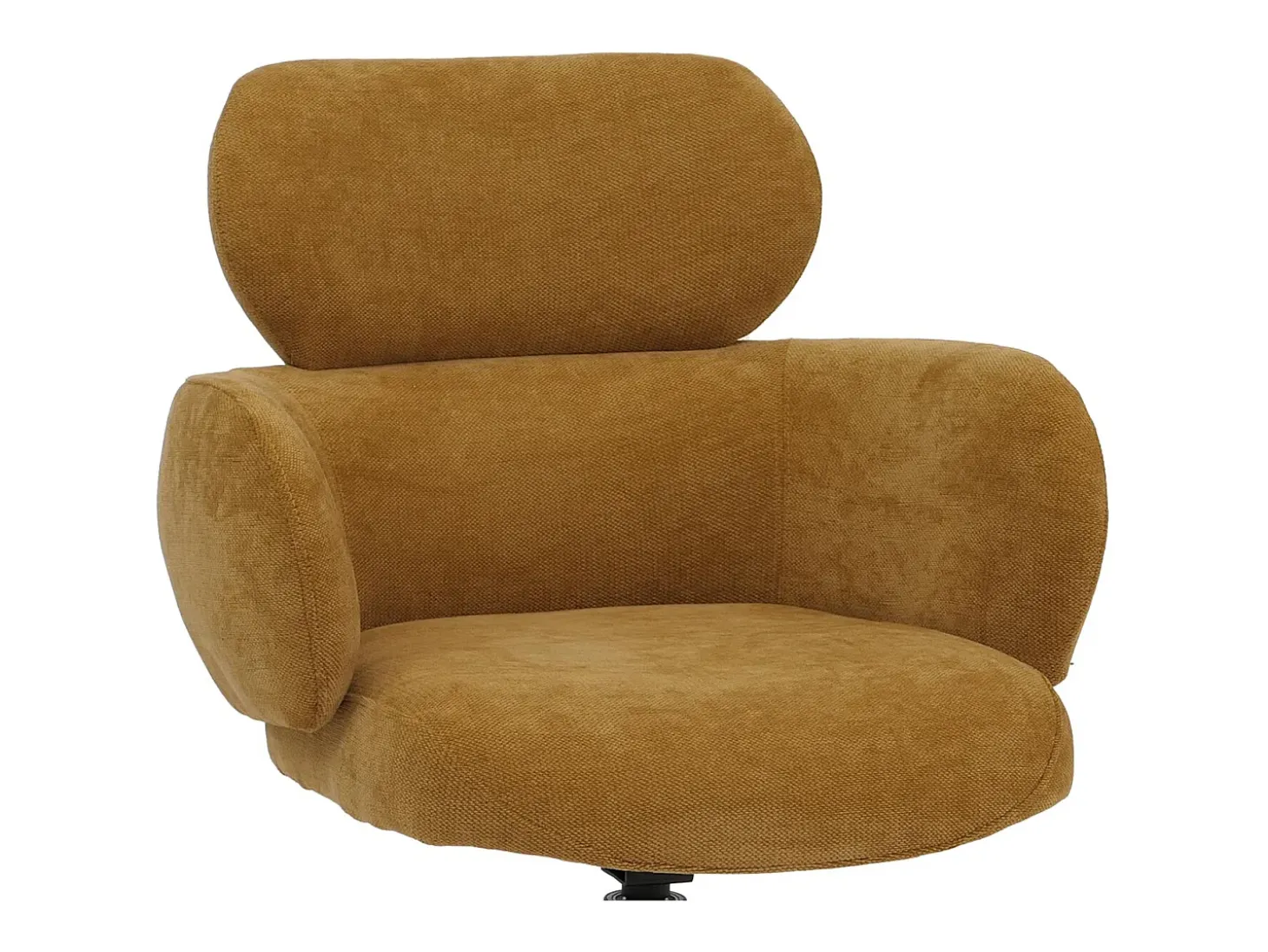 Silla de comedor MCW-O77, amarillo mostaza