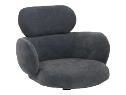 Silla de comedor MCW-O77, gris azulado