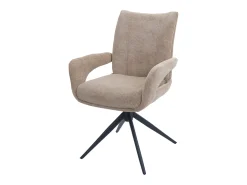 Silla de comedor MCW-O78, marrón claro