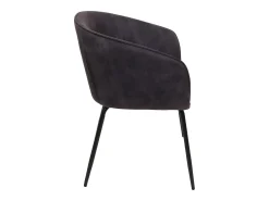 Silla de comedor MCW-O28 (juego de 6), gris oscuro