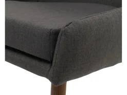 Silla de comedor MCW-O27 (juego de 6), gris oscuro